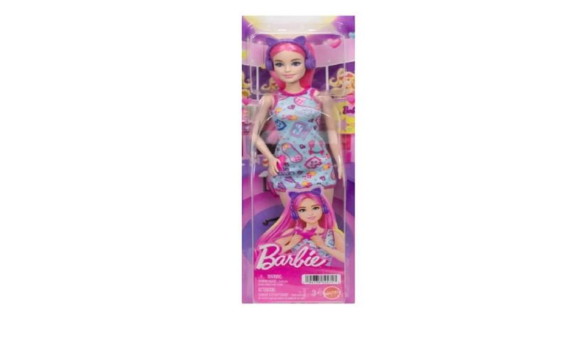 FWK89 Boneca Barbie Profissões Profissional Gamer JKB54 Mattel